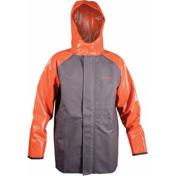 MEN'S HAULER 320 PVC JACKETS - ORANGE AND GREY MEDIUM